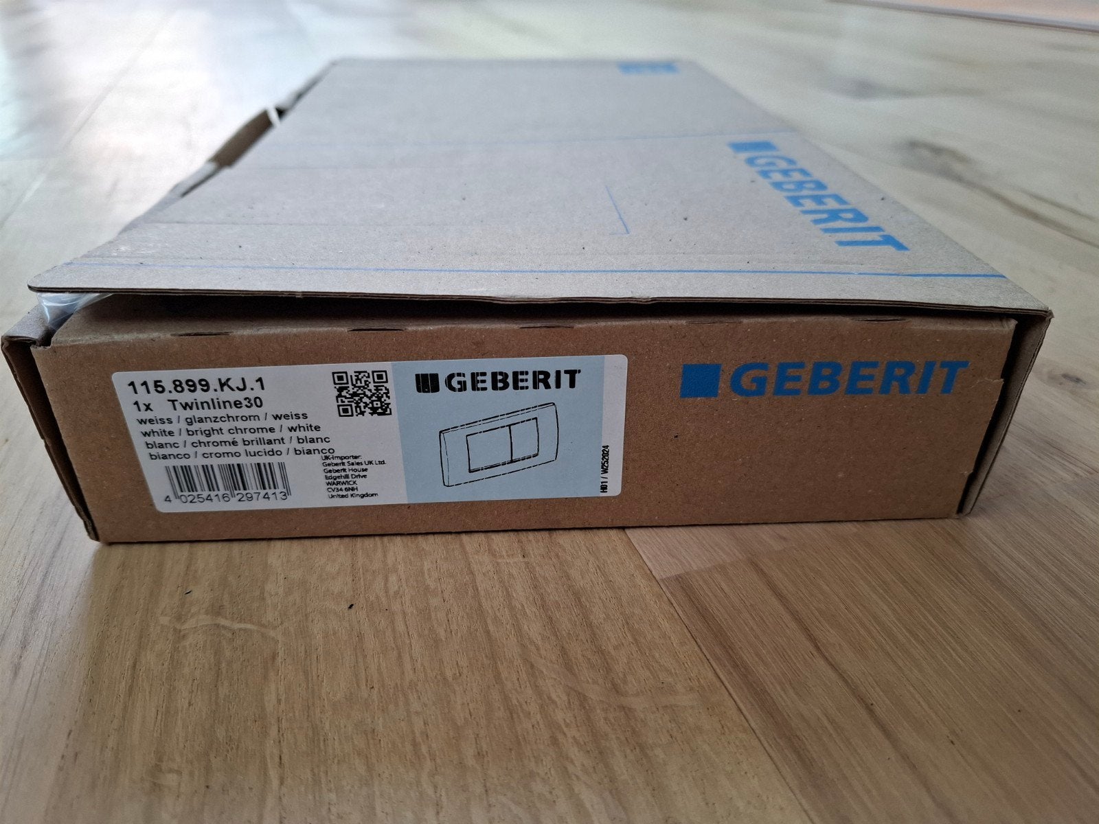 GEBERIT drukplaat Twinlife30, Doe-het-zelf en Verbouw, Ophalen of Verzenden, Nieuw, Chroom, Toilet