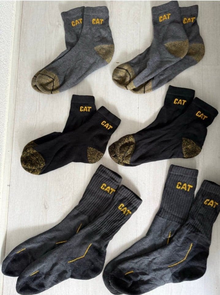 CAT Sokken - Maat 39-42, Kleding | Heren, Ophalen of Verzenden, Zo goed als nieuw, Maat 39 t/m 42, Zwart