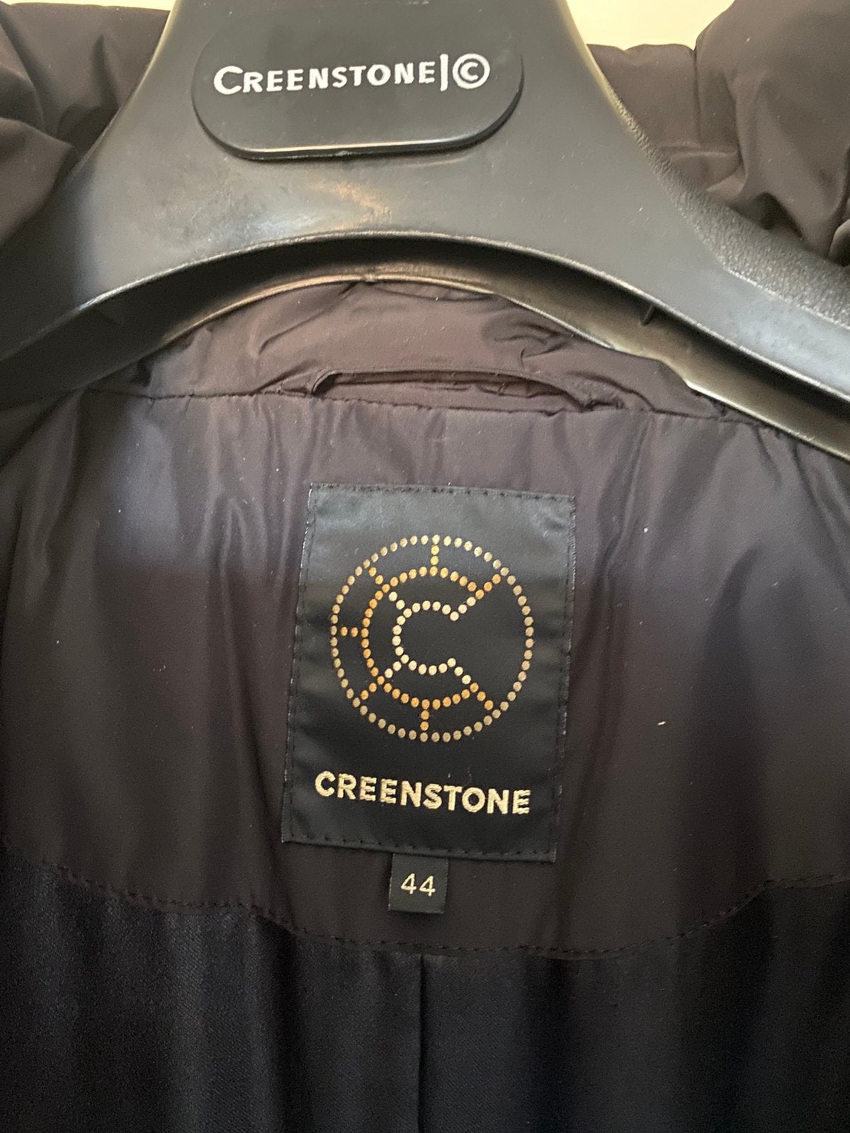 Creenstone winterjas, Ophalen of Verzenden, Zo goed als nieuw, Zwart