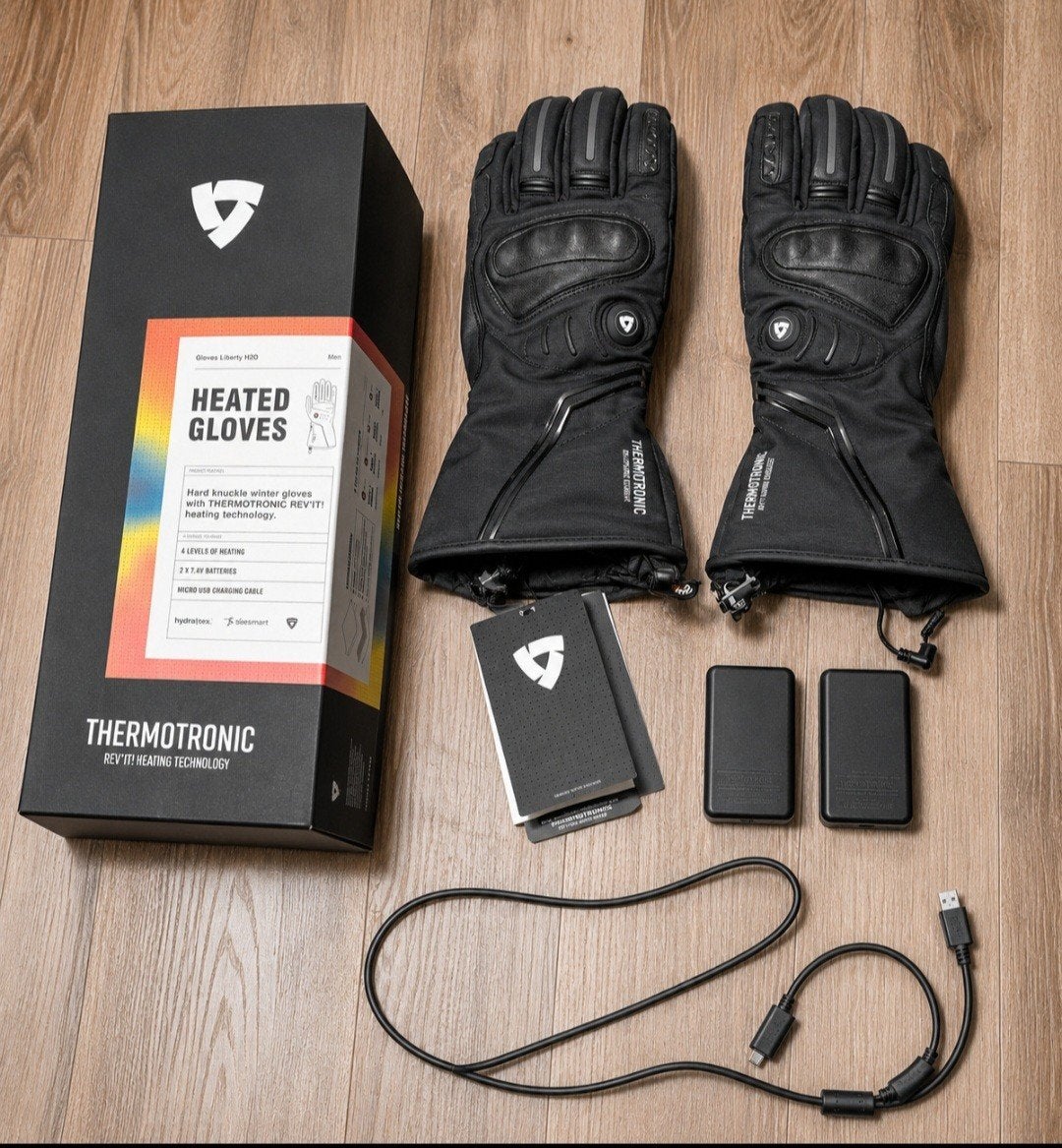Nieuwe Revit Verwarmde Handschoenen met 2 Accu's en Lader, Ophalen of Verzenden, Nieuw met kaartje, Handschoenen