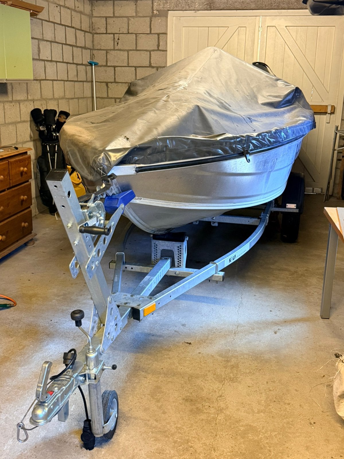 Qwest B421 aluminium boot met nieuwe Yamaha 20pk motor, Ophalen, Gebruikt