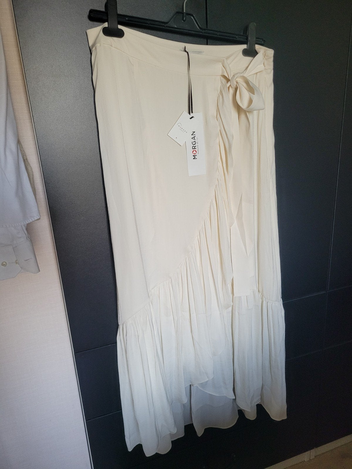 Romantische Morgan rok overslag ibiza boho m 38 40, Kleding | Dames, Rokken, Maat 38/40 (M), Verzenden, Beige, Nieuw
