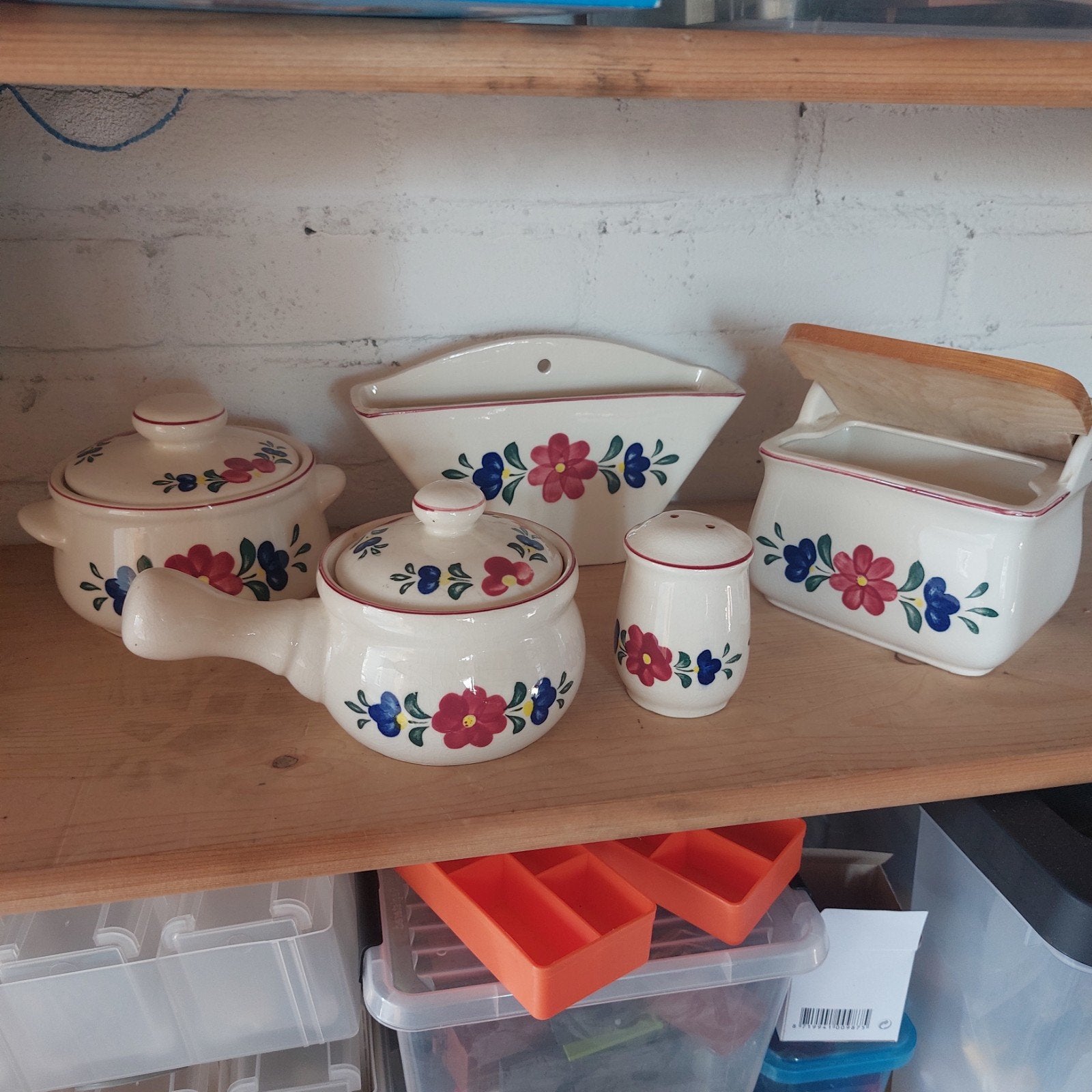 Boerenbont Bouquet serviesdelen, Ophalen