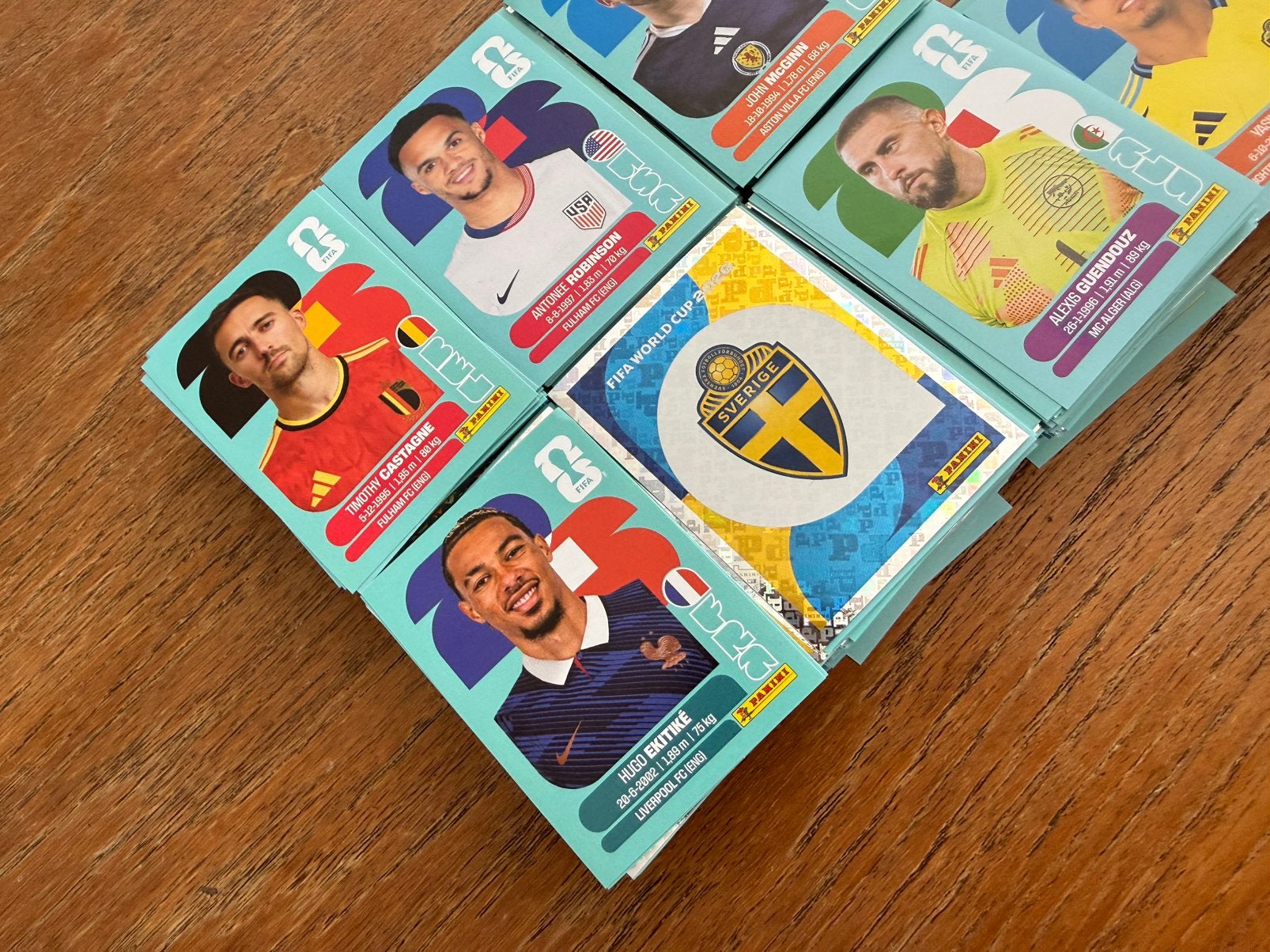 WK 2026 Panini stickers voetbal (100 stickers), Verzenden, Nieuw