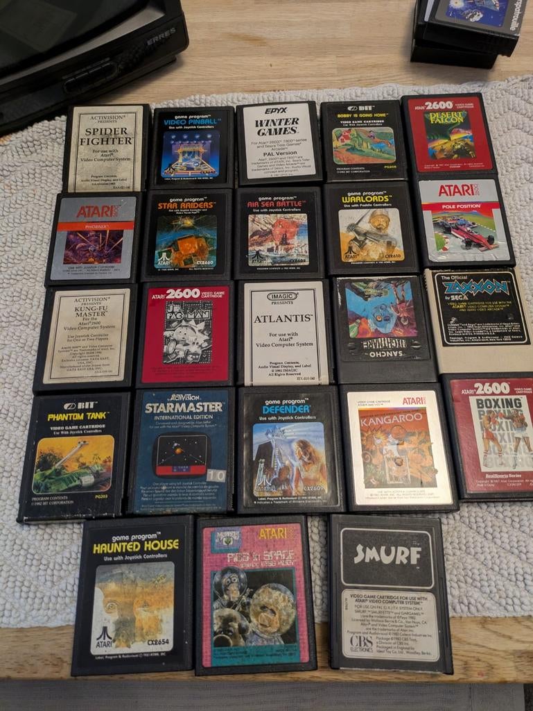Diversen Atari 2600 spellen, Gebruikt, 1 speler, Ophalen of Verzenden, Vanaf 3 jaar