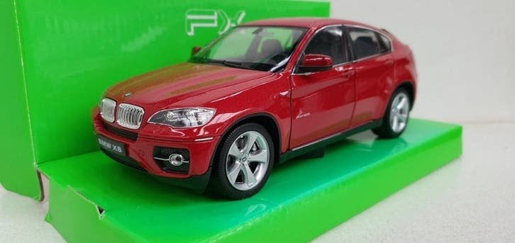 Bmw X6, metalic-dark red 2008, Auto, Welly, Welly, Nieuw