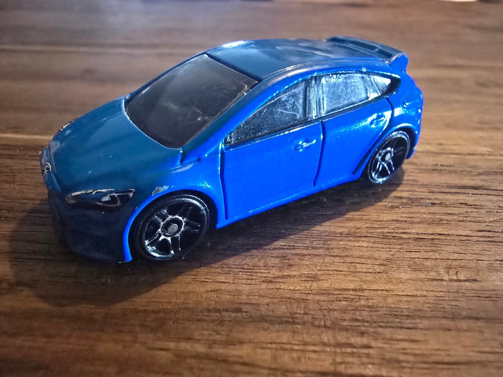 Hot Wheels Ford Focus RS 2016 - Blauw, Ophalen of Verzenden, Gebruikt