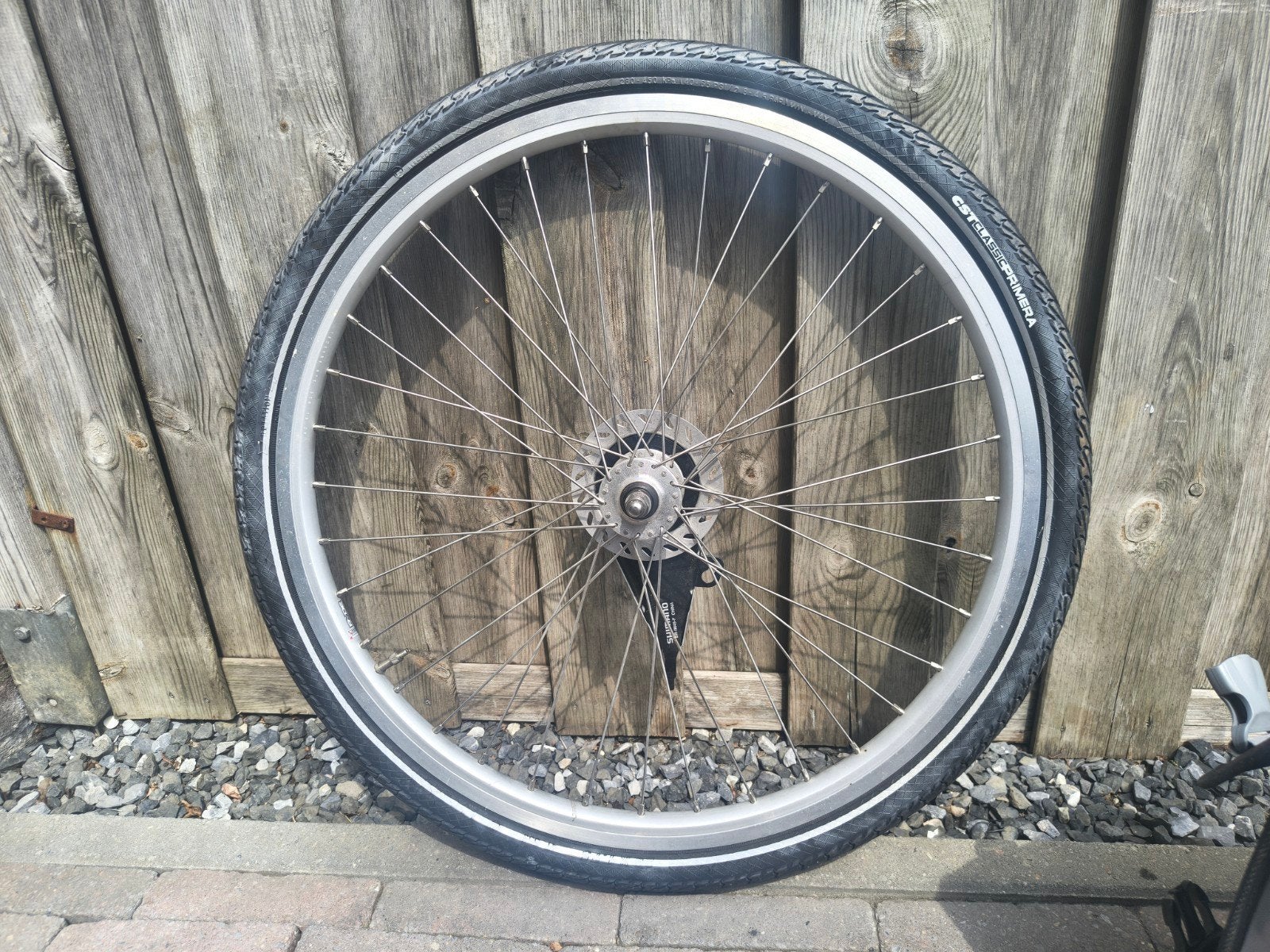 26 inch voorwiel met rollerbrake rem, Ophalen of Verzenden, Band