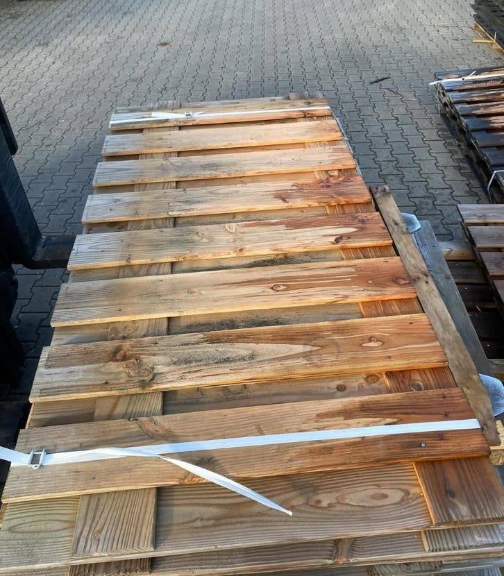 Restpartij 7 Douglas schermen 90 x 180 cm 17+2 planks, Ophalen, Houthandel Jan Sok Joure, 1 tot 2 meter, Minder dan 3 meter