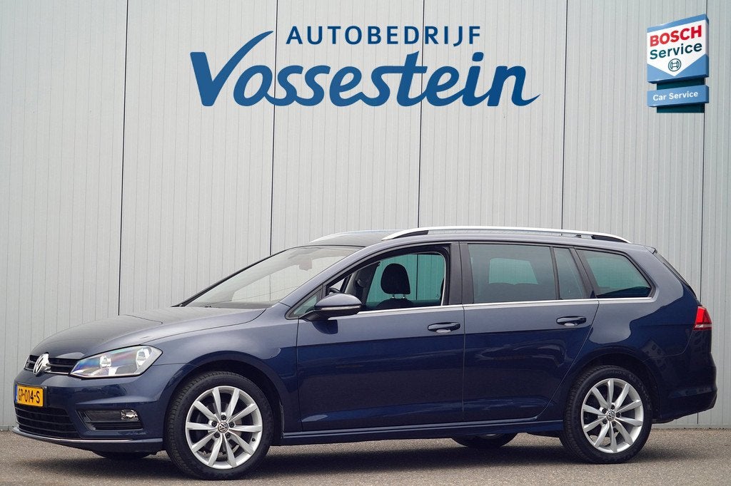 Volkswagen Golf Variant 1.4 TSI Business Edition Connected R, 4 cilinders, 150 pk, Blauw, Leder en Stof