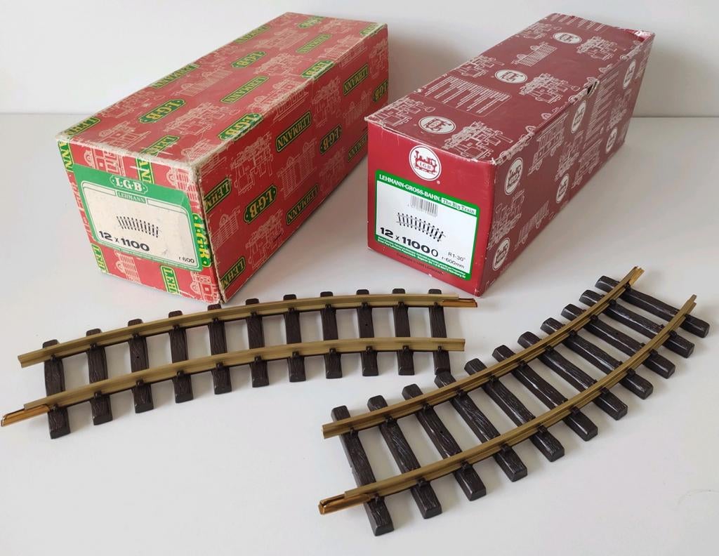 LGB bochten 11000 (R1) ongebruikt, 2 dozen à 12 stuks in ovp, Hobby en Vrije tijd, Gelijkstroom, Rails, Ophalen of Verzenden, Zo goed als nieuw
