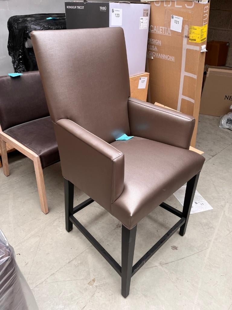 Barkruk/stoel Erik Kuster - ONGEBRUIKT, Ophalen, Nieuw, Leer, 90 cm of meer