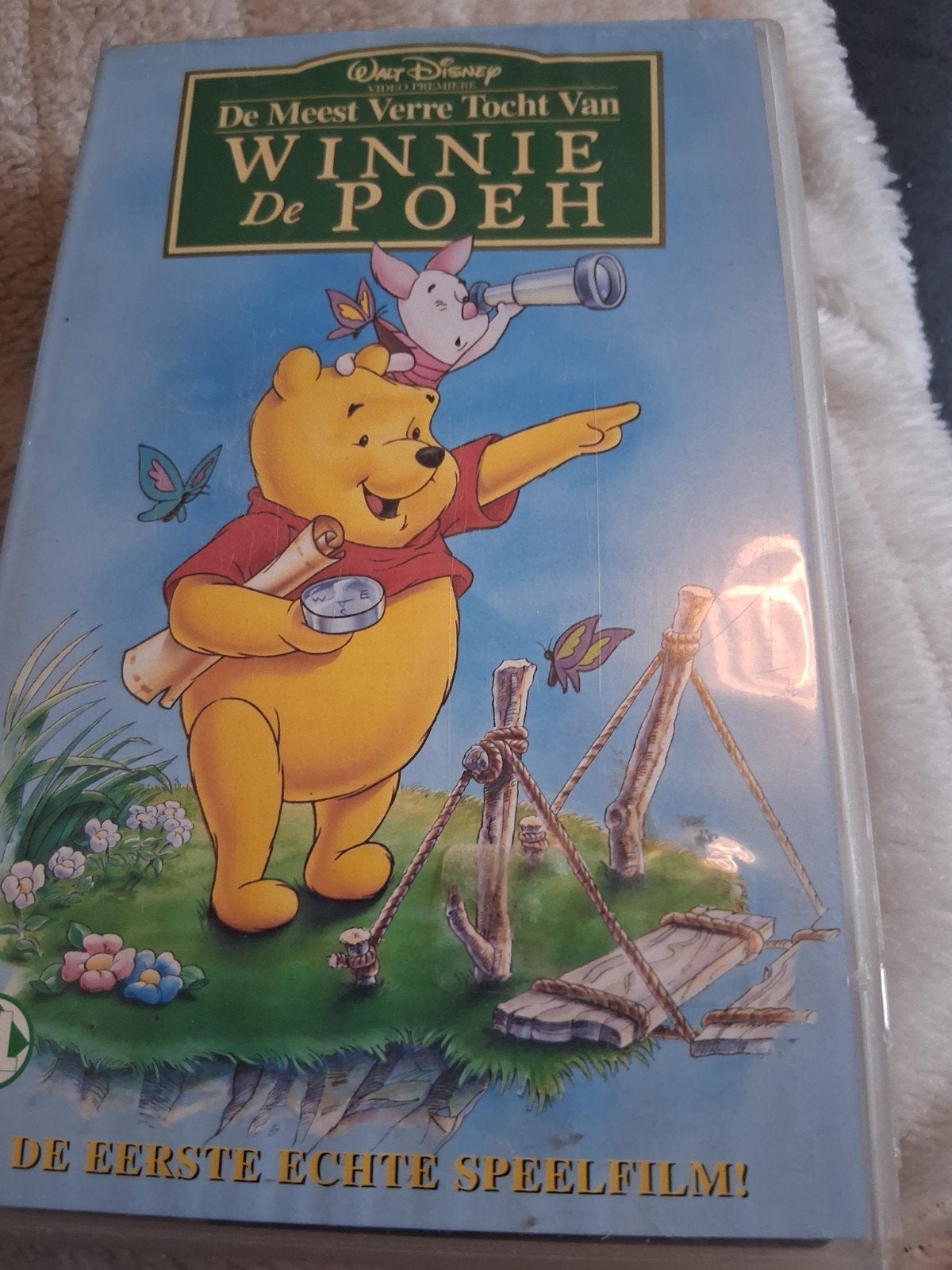 Winnie de Poeh: De Meest Verre Tocht VHS (Nederlands), Cd's en Dvd's, VHS | Kinderen en Jeugd, Gebruikt, Alle leeftijden, Kinderprogramma of -film