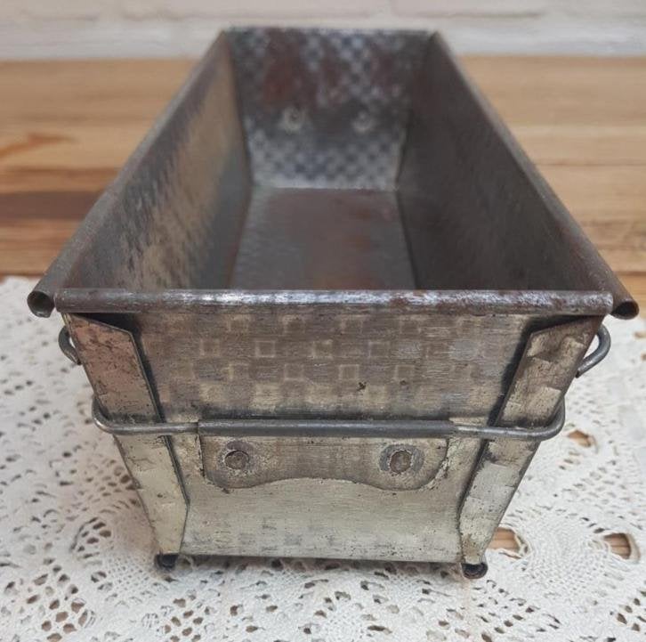 SALE Franse brocante demontabele cakevorm/ cakeblik, Ophalen of Verzenden