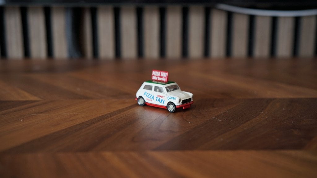 Siku Rover Mini Pizza Taxi – modelauto – zeldzame uitvoering, Ophalen of Verzenden, Gebruikt, Auto
