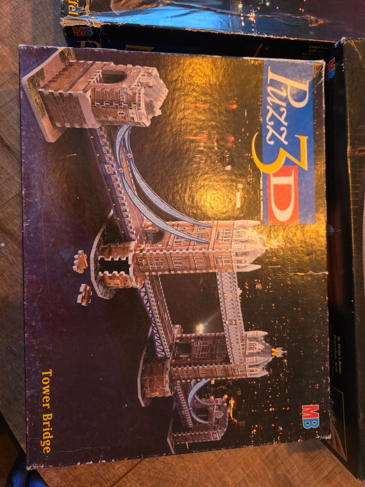 3d puzzels Eiffeltoren, Tower Bridge, Empire State Bu, Ophalen, Gebruikt, Overige merken