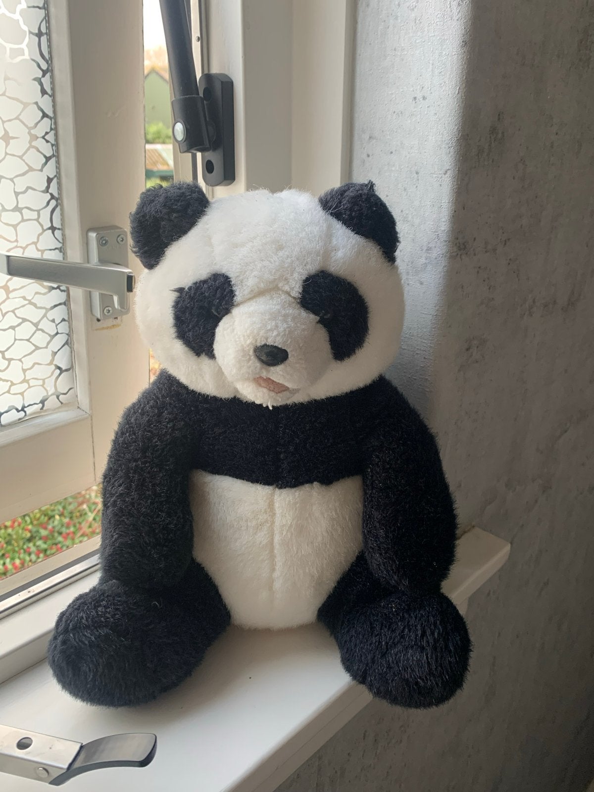 Schattige Panda Knuffel - Zwart-Wit Pluche Dier, Ophalen, Zo goed als nieuw, Meerkleurig, Beer