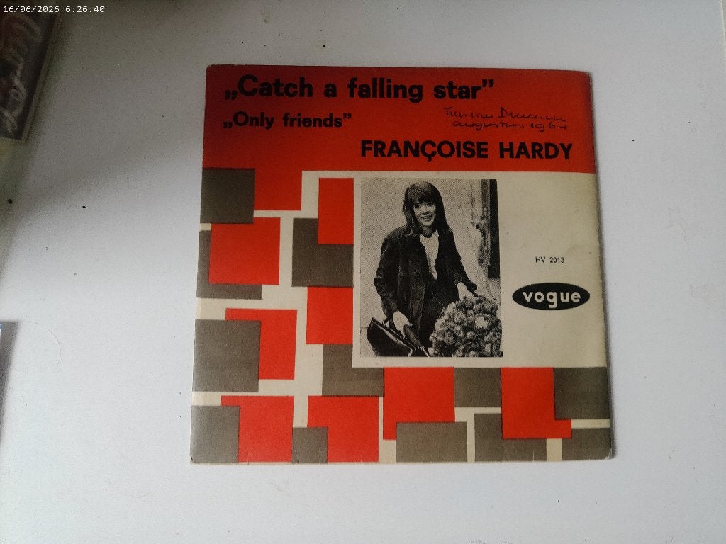 Francoise Hardy - Catch a falling star / only friends, Gebruikt, 7 inch, Single, Ophalen of Verzenden