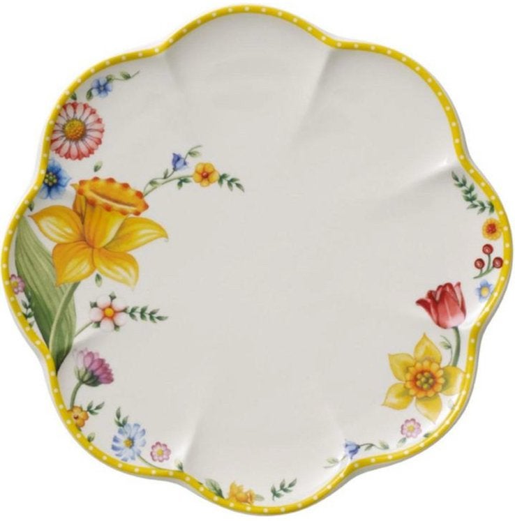 Villeroy & Boch Spring Awakening Ontbijtbord 22cm, Ophalen of Verzenden, Zo goed als nieuw, Bord(en), Overige stijlen