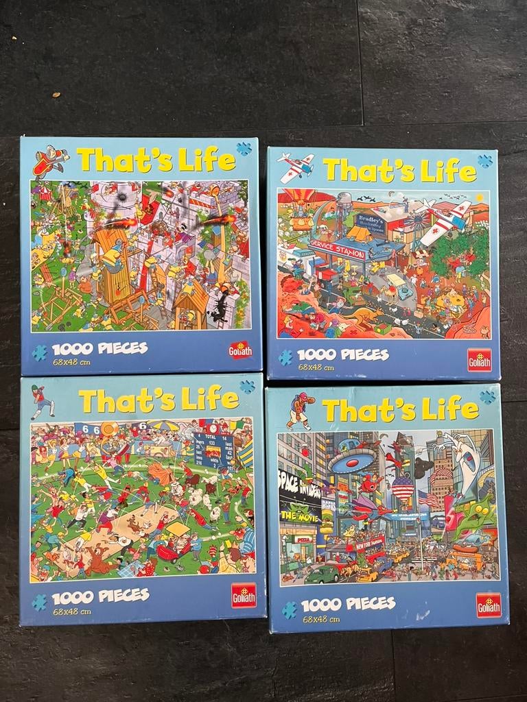 That’s life puzzels, Ophalen of Verzenden, 500 t/m 1500 stukjes, Zo goed als nieuw