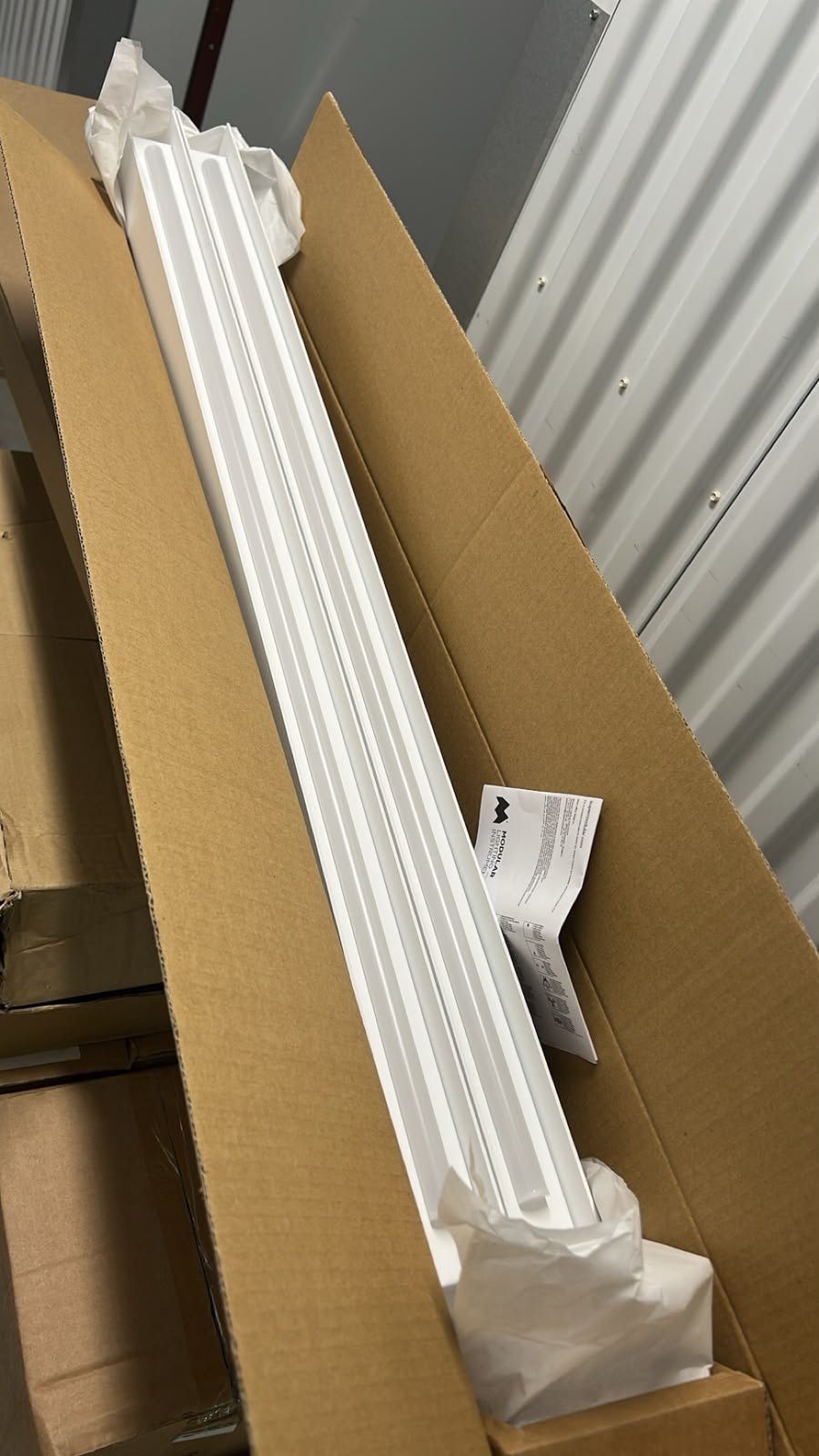 Modulaire verlichting United 974 2xLED witte structuur, Ophalen of Verzenden, Zo goed als nieuw