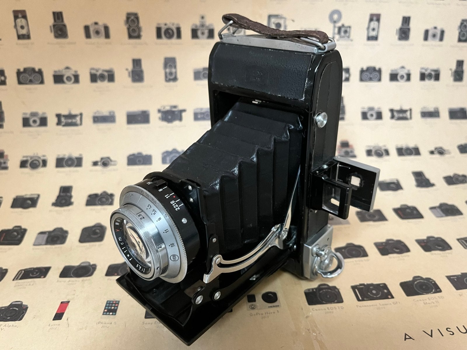 Zeiss Ikon Vintage Camera met Balg - Novar-Anastigmat Lens, Ophalen of Verzenden, Gebruikt, Compact, Overige Merken