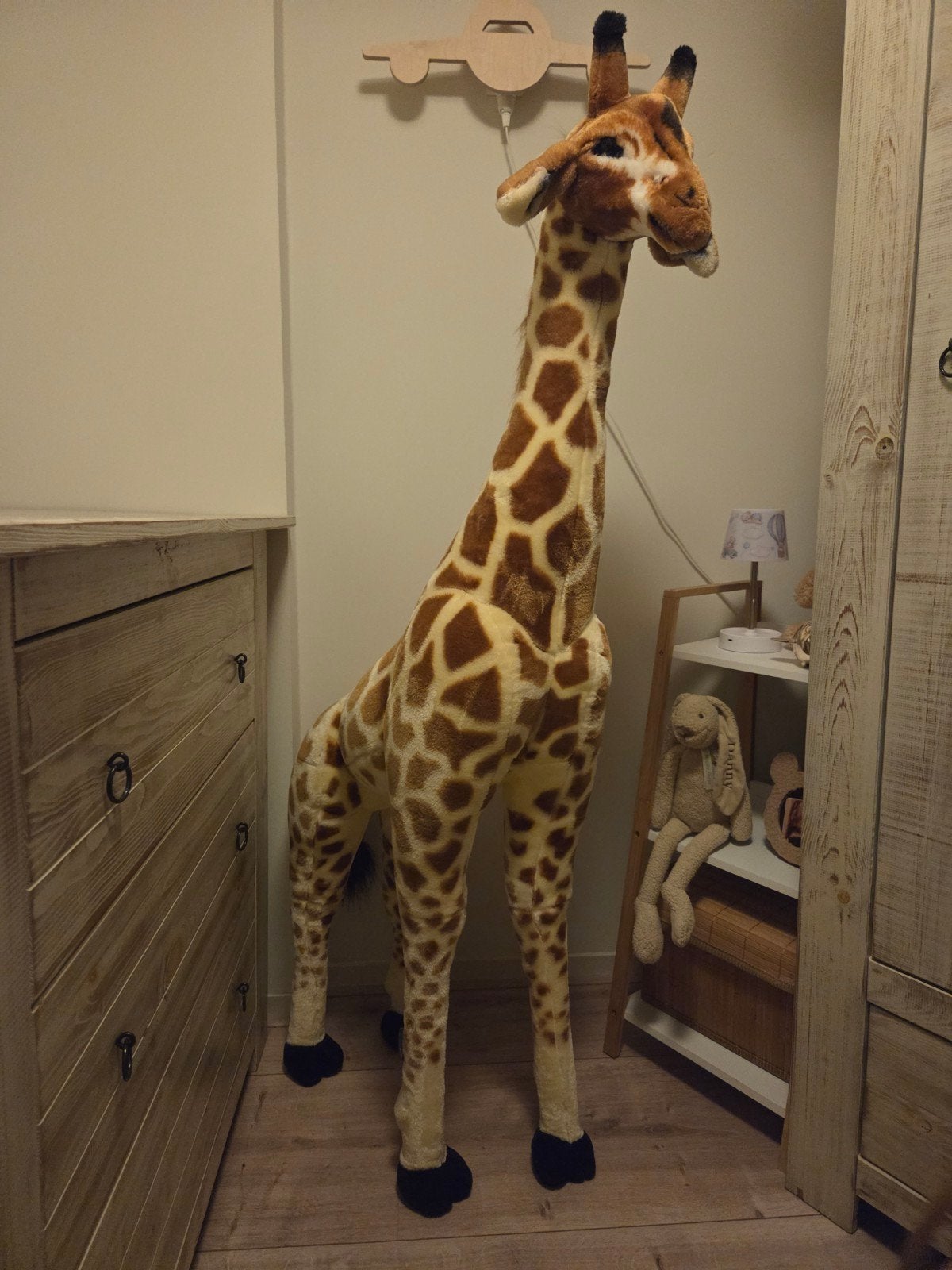 Giraffe XXL140cm, Ophalen, Zo goed als nieuw, Wanddecoratie