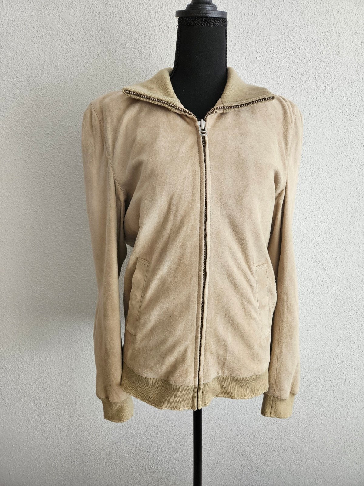 Goosecraft Leren Bomberjack - Maat S, Ophalen of Verzenden, Nieuw, Beige, Goosecraft