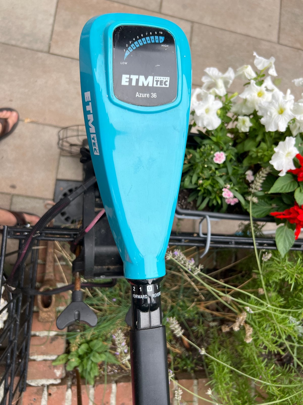 ETM-TEC Azure 36 fluistermotor met 2 accu’s en lader, Watersport en Boten, Accessoires en Onderhoud, Ophalen, Gebruikt, Motor en Techniek