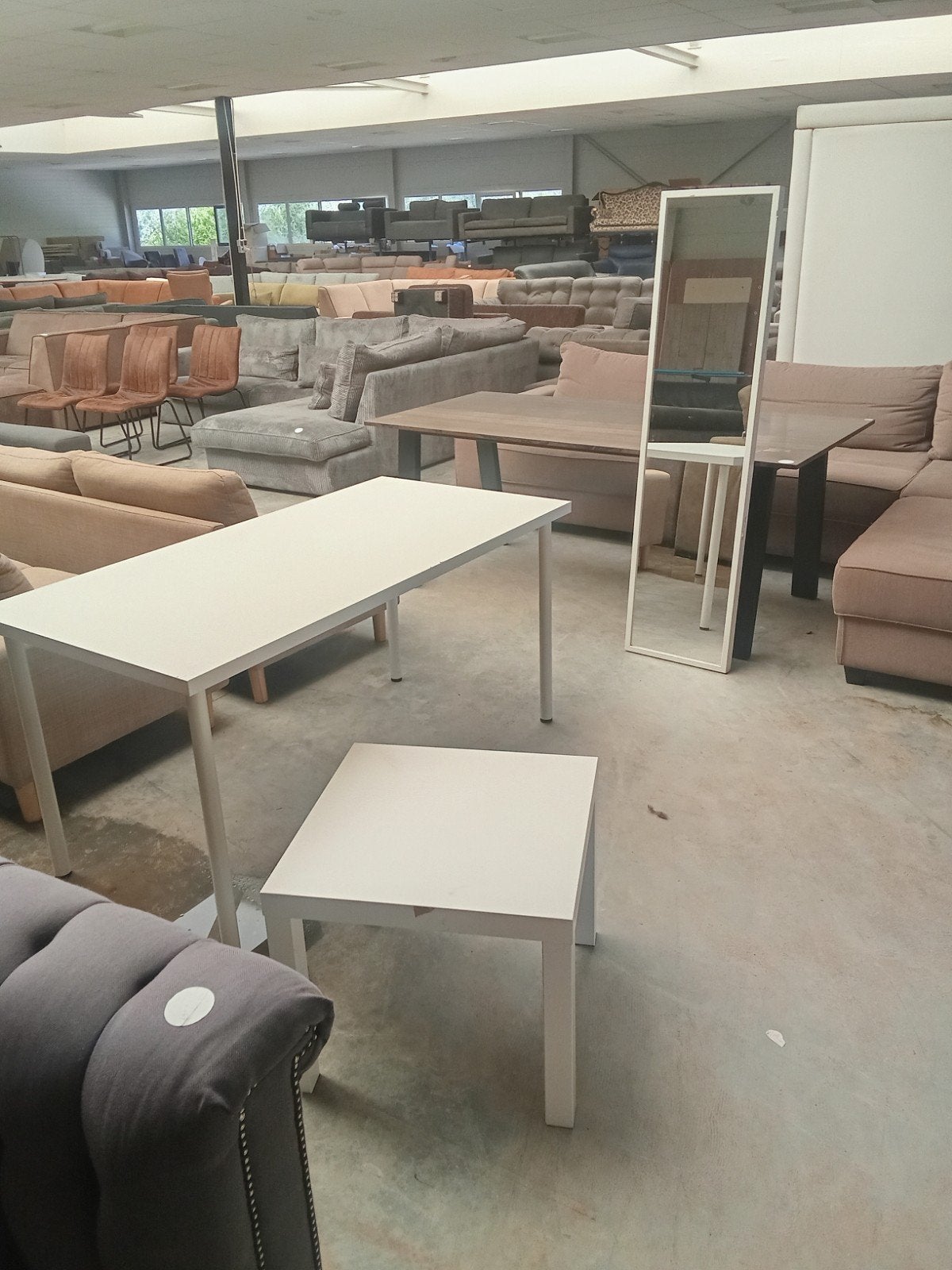 Partij kantine tafels - salontafels en spiegels, Gebruikt, 50 tot 100 cm, 100 tot 150 cm, .