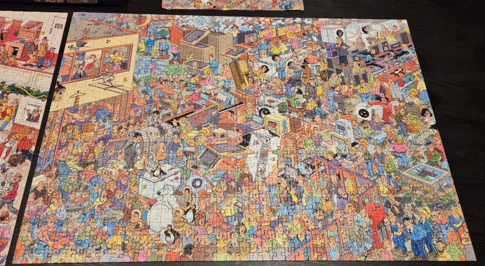 Foto 6 van Jan van Haasteren 2x 1000 puzzel Christmas Mall+Black Friday