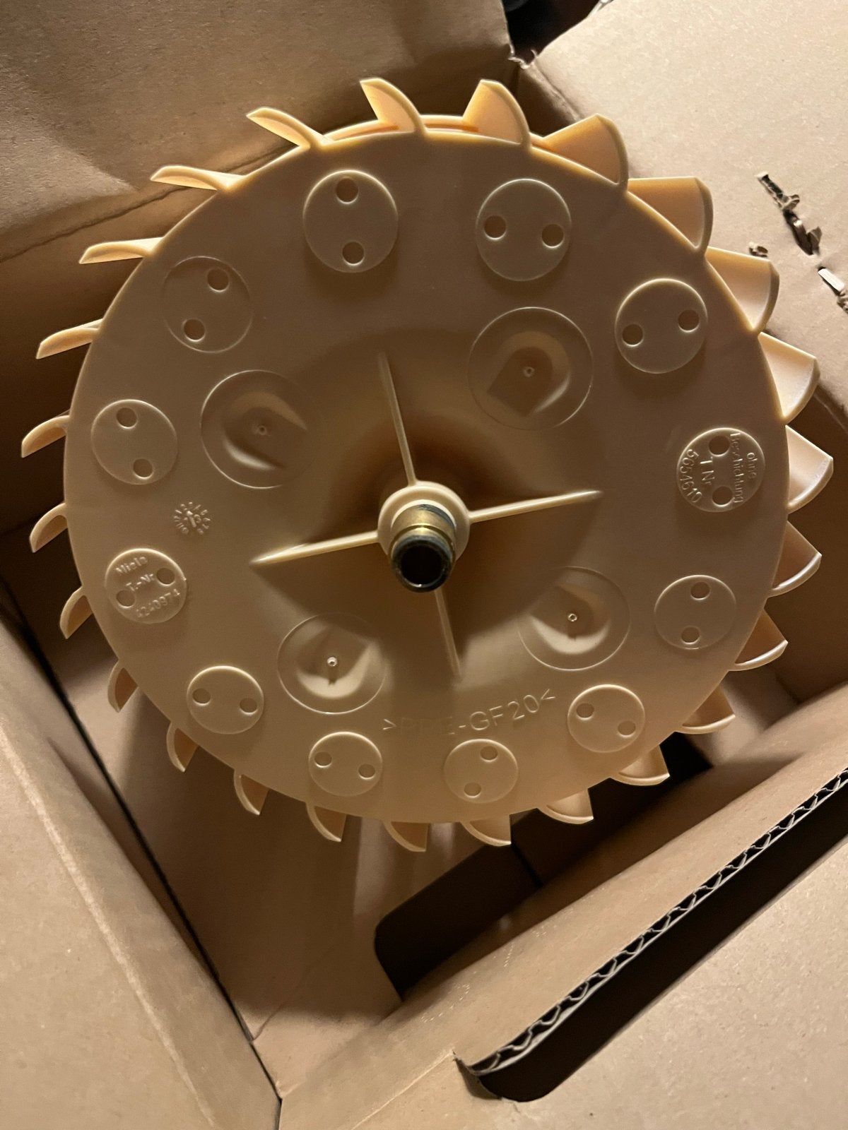 Miele ventilatorrad/geblaeserad 4 240 974, Ophalen of Verzenden, Nieuw
