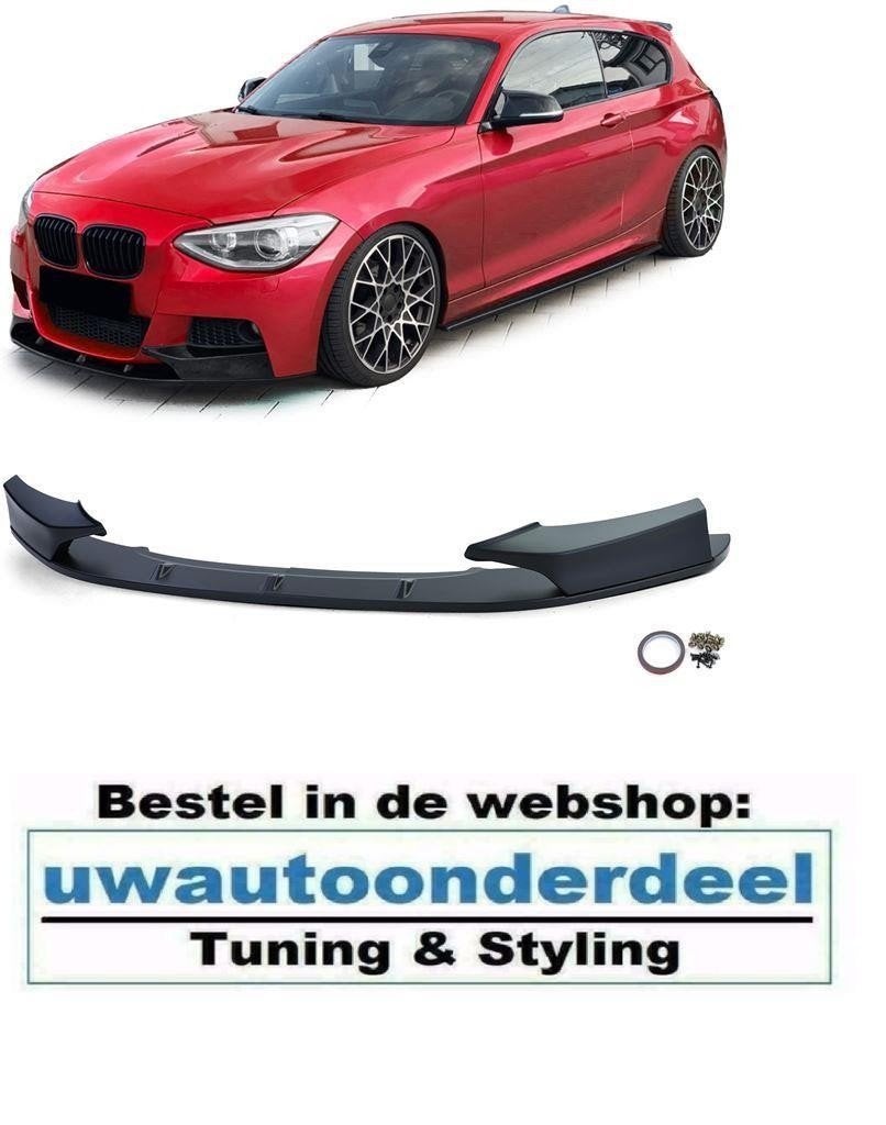 Spoiler Splitter Bmw 1 Serie F20 F21 Pre M Pack Mat Zwart, Verzenden, Automotive Parts, A.parts@hotmail.nl, Trasmolenlaan 12 3447 GZ Woerden