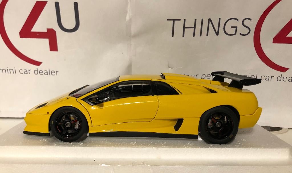 AUTOart 79147 1:18 Lamborghini Diablo SV R 1996 geel, Ophalen of Verzenden, Nieuw, Auto, Autoart
