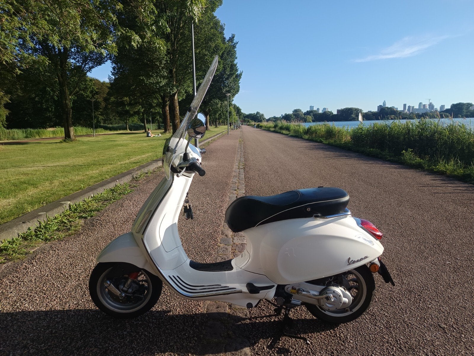 Vespa Sprint brom 2014 4-takt, Ophalen, Maximaal 45 km/u, Zo goed als nieuw, 50 cc