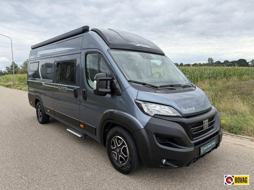 Verkocht - Pössl Summit Prime 640 180PK, Lithium, O, Caravans en Kamperen, Campers, Automaat, Ringverwarming, Fiat, Pössl