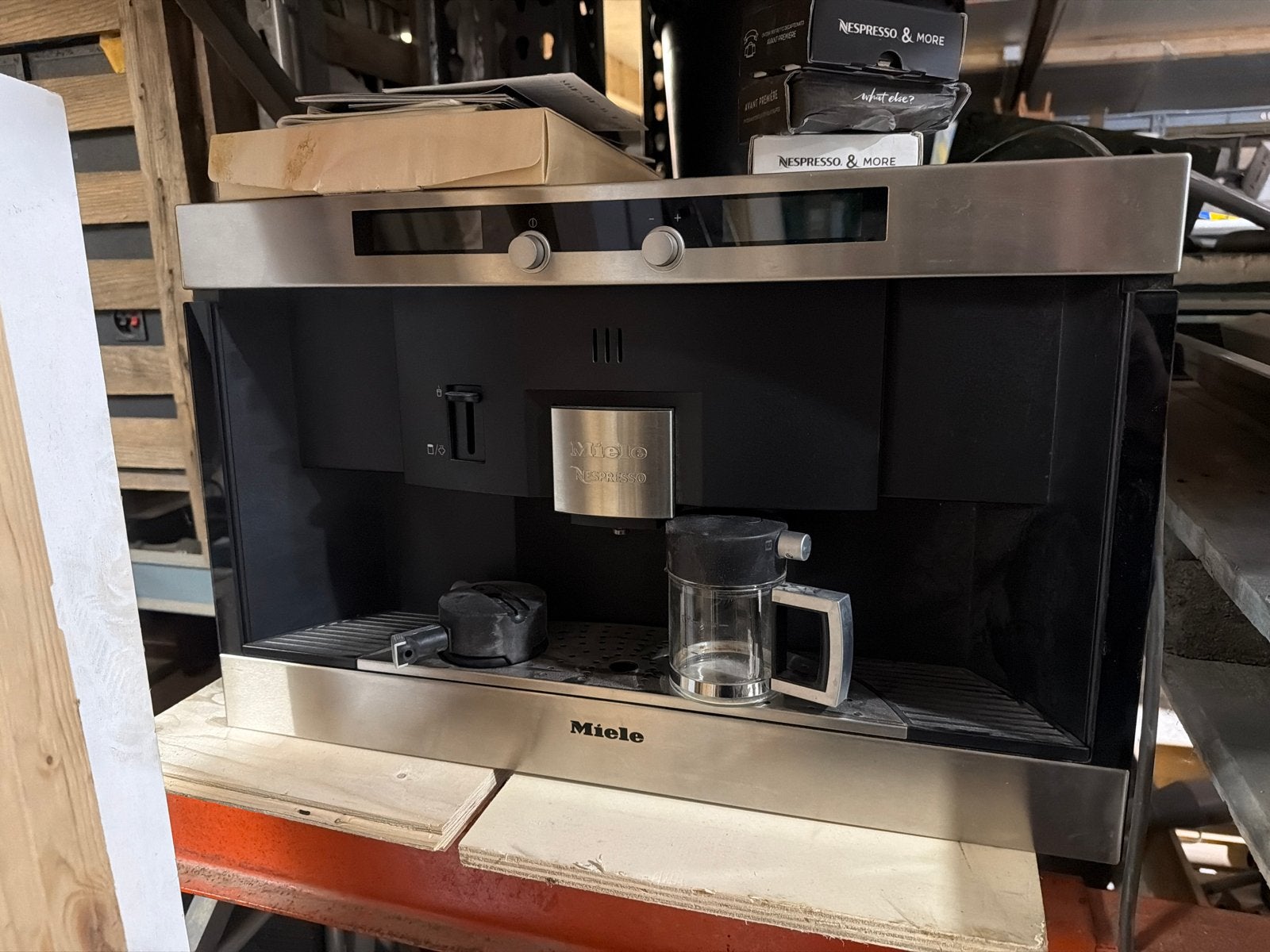 Miele inbouw koffiemachine - Espresso apparaat, Gebruikt, Espresso apparaat, Koffiebonen, 4 tot 10 kopjes