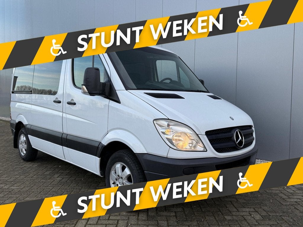 Mercedes-Benz Sprinter Rolstoelbus Zelfrijder Airco Rolstoel, Auto's, Bestelauto's, Automaat, 12 maanden, Gebruikt, Zwart