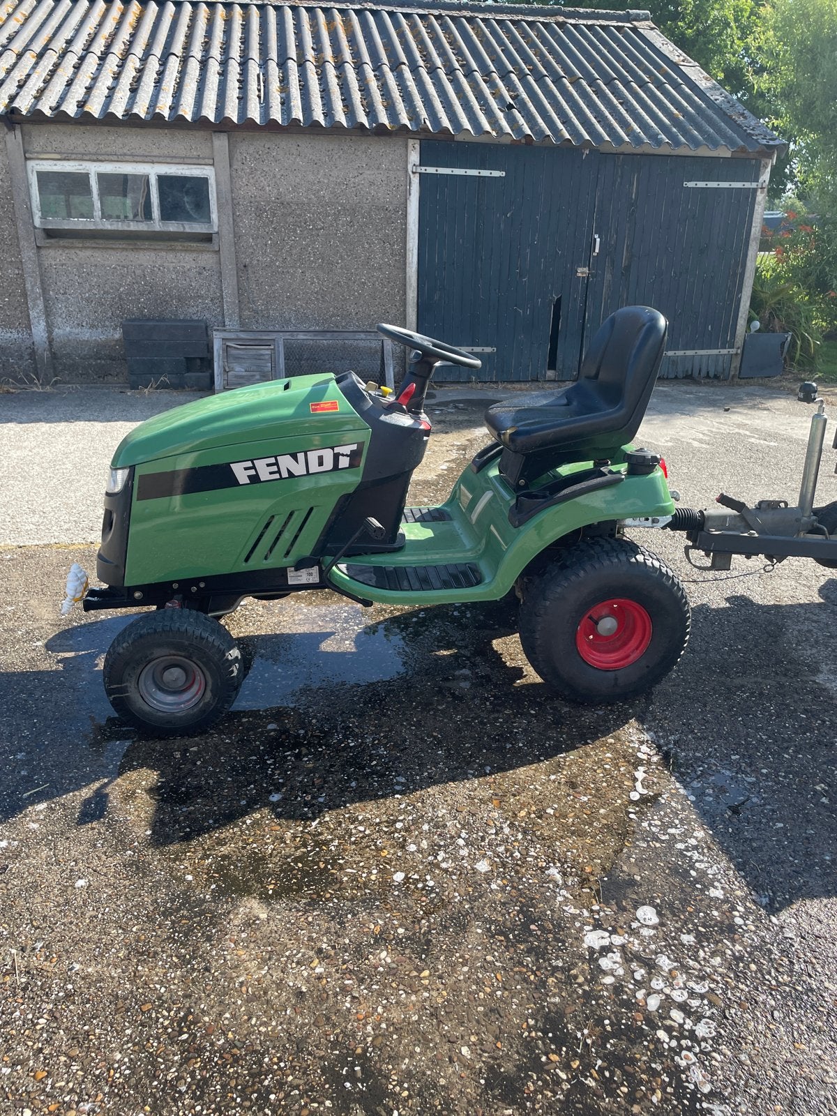 Fendt tractor Krachtige Benzine, Ophalen, Cirkelmaaier, Gebruikt, Benzine-grasmaaier