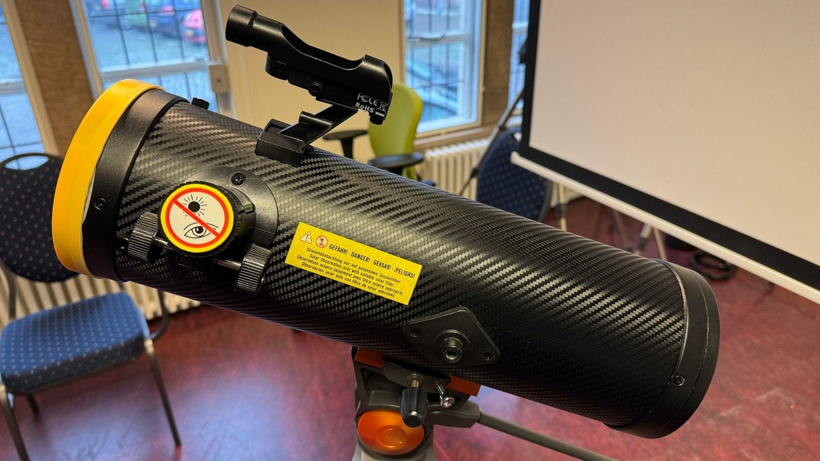 Bresser Spiegeltelescoop met Statief - Zo goed als nieuw, Audio, Tv en Foto, Optische apparatuur | Telescopen, Ophalen of Verzenden