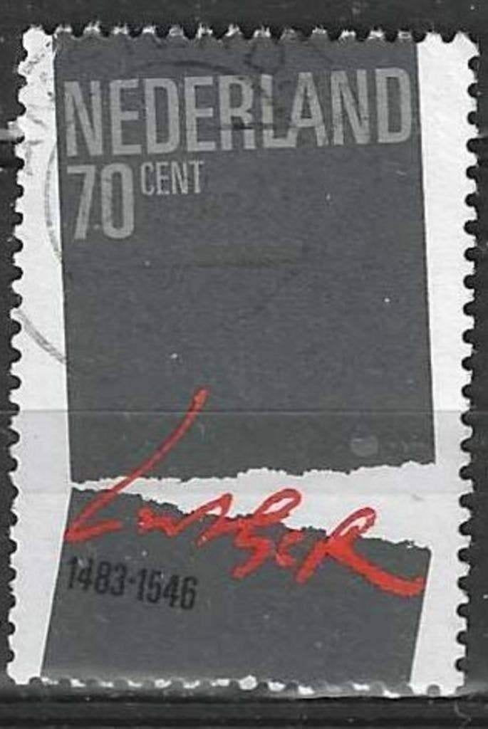 Nederland 1983 - Yvert 1210 - Geboorte Martin Luther (ST), Postzegels en Munten, Postzegels | Nederland, Verzenden, Gestempeld