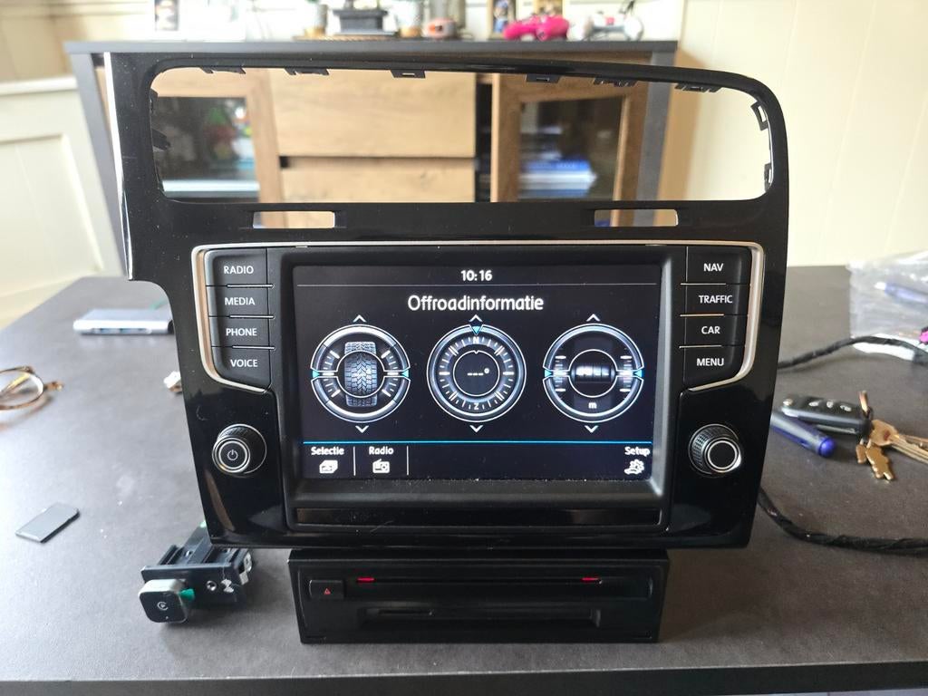 Volkswagen mib2 golf carplay android auto, Auto diversen, Autoradio's, Ophalen of Verzenden
