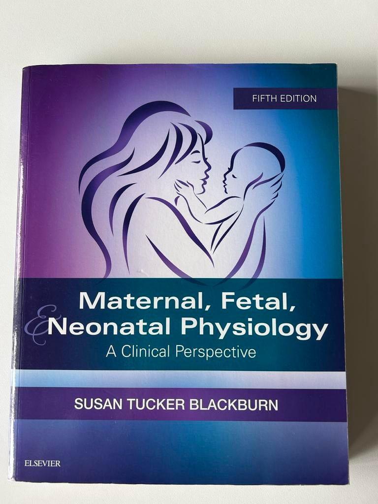 Maternal, Fetal, & Neonatal Physiology - 5e editie, Boeken, Studieboeken en Cursussen, Ophalen of Verzenden, Beta, Zo goed als nieuw