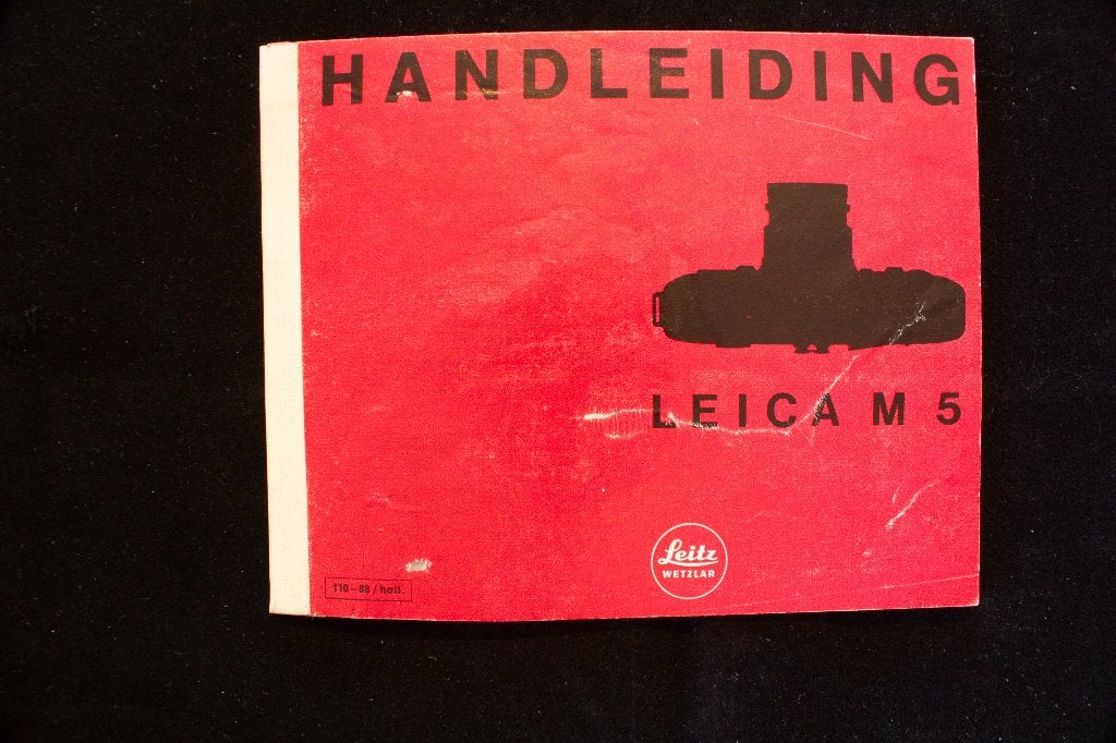 Handleiding Leica M5, Audio, Tv en Foto, Fotocamera's Analoog, Ophalen of Verzenden, Gebruikt, Compact, Leica