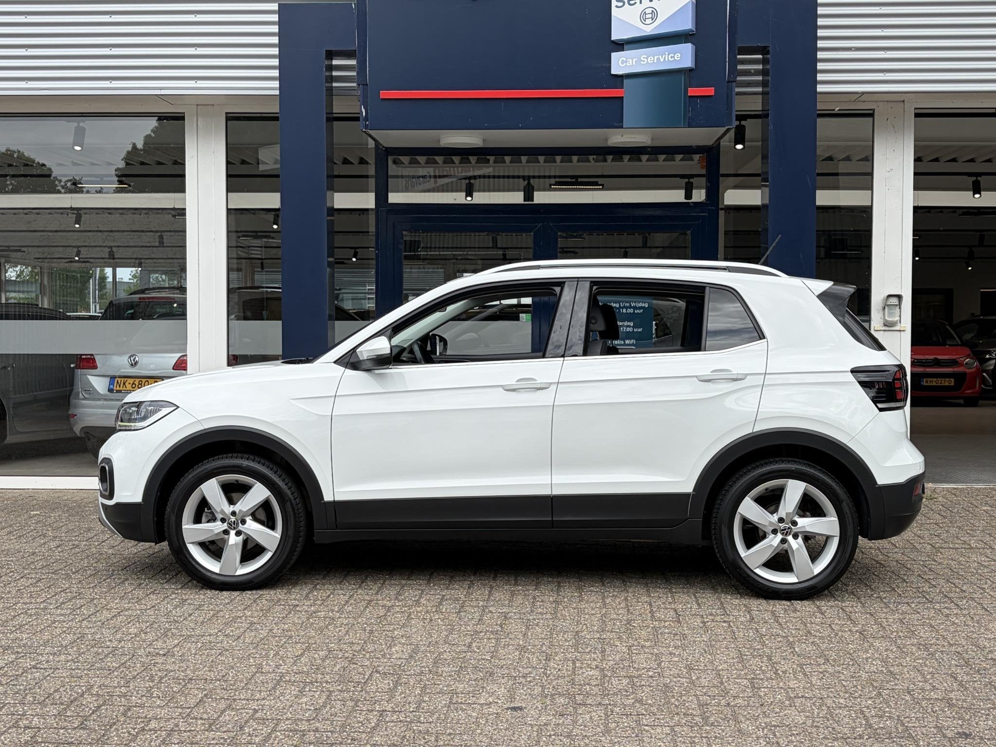 Volkswagen T-Cross 1.0 TSI Style / Adaptieve Cruise-Control, Auto's, Voorwielaandrijving, Gebruikt, Wit, Bedrijf
