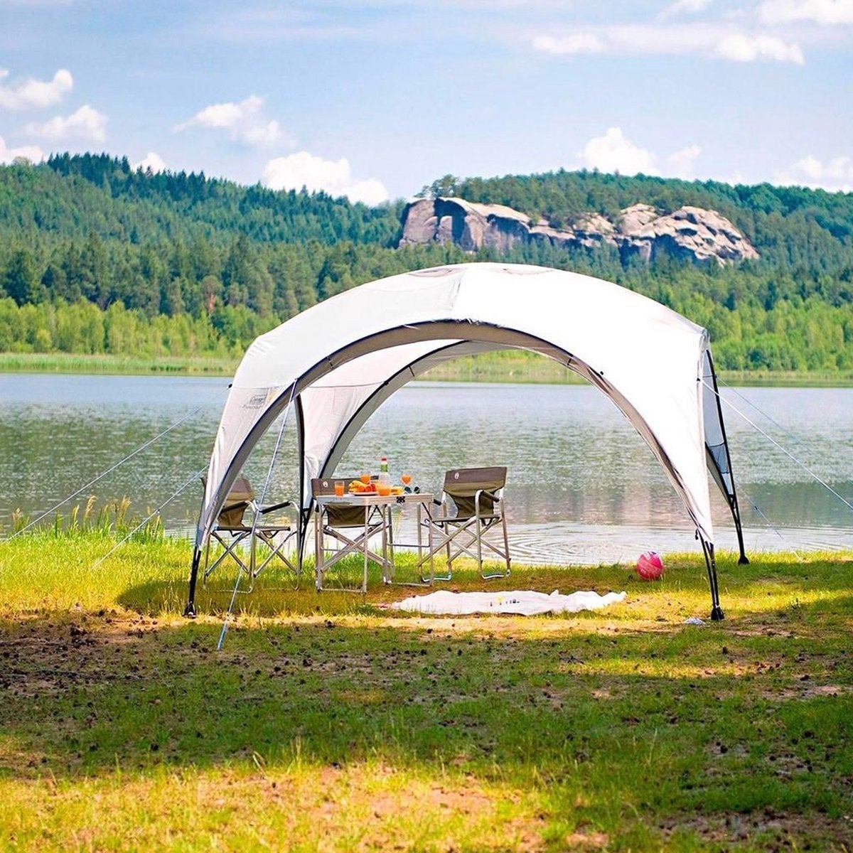 Coleman Event Shelter Pro  L 3,65x3,65m met 2 zijwanden, Ophalen of Verzenden, Zo goed als nieuw