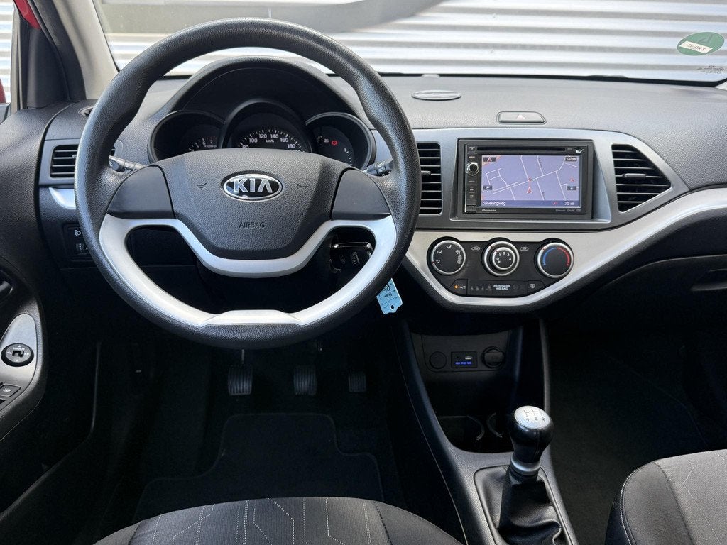 Kia Picanto 1.0 CVVT ISG Comfort Pack Airco|Navi|Elek ramen|, Auto's, Kia, Voorwielaandrijving, Euro 5, Stof, Gebruikt