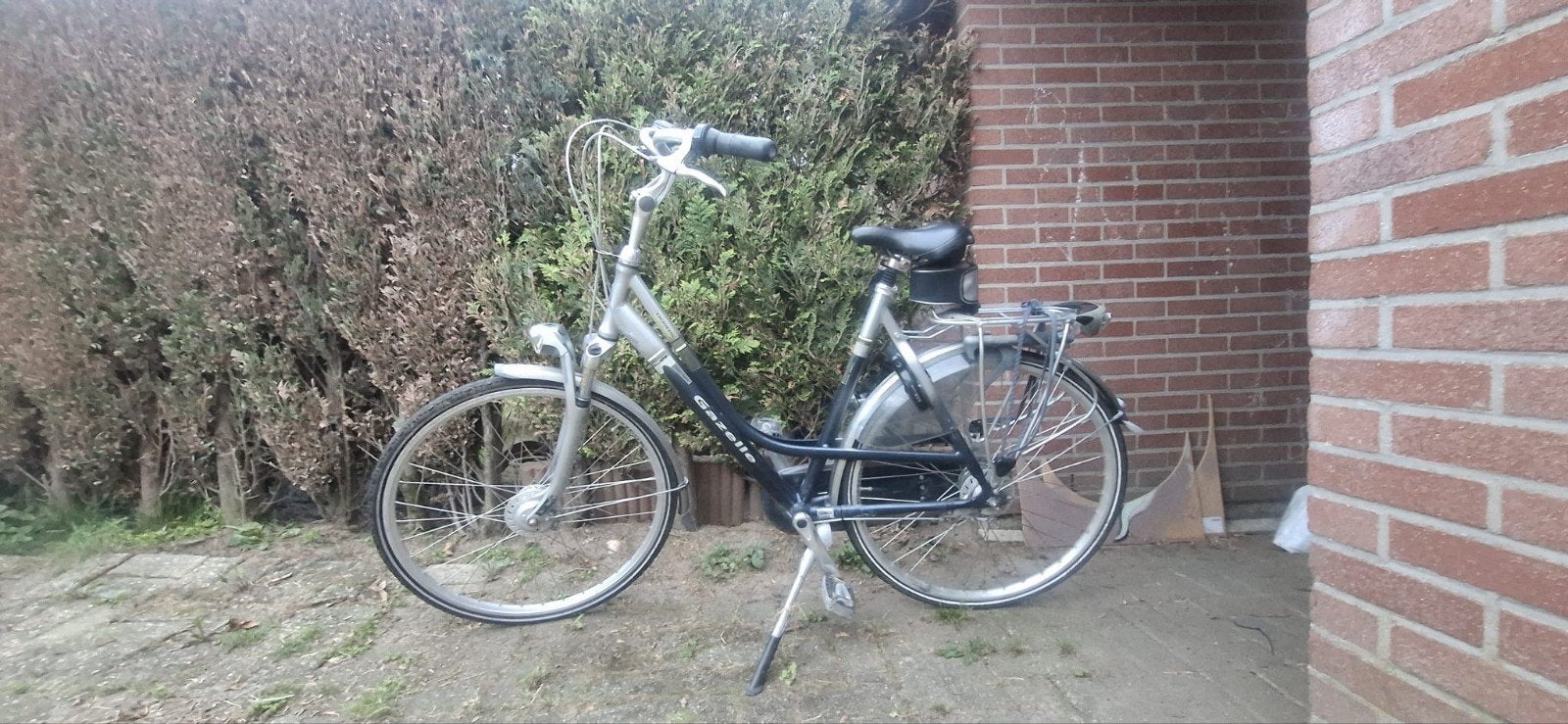 Gazelle damesfiets - Nog in goede staat, Fietsen en Brommers, Fietsen | Dames | Damesfietsen, Gebruikt, Velgrem, Versnellingen