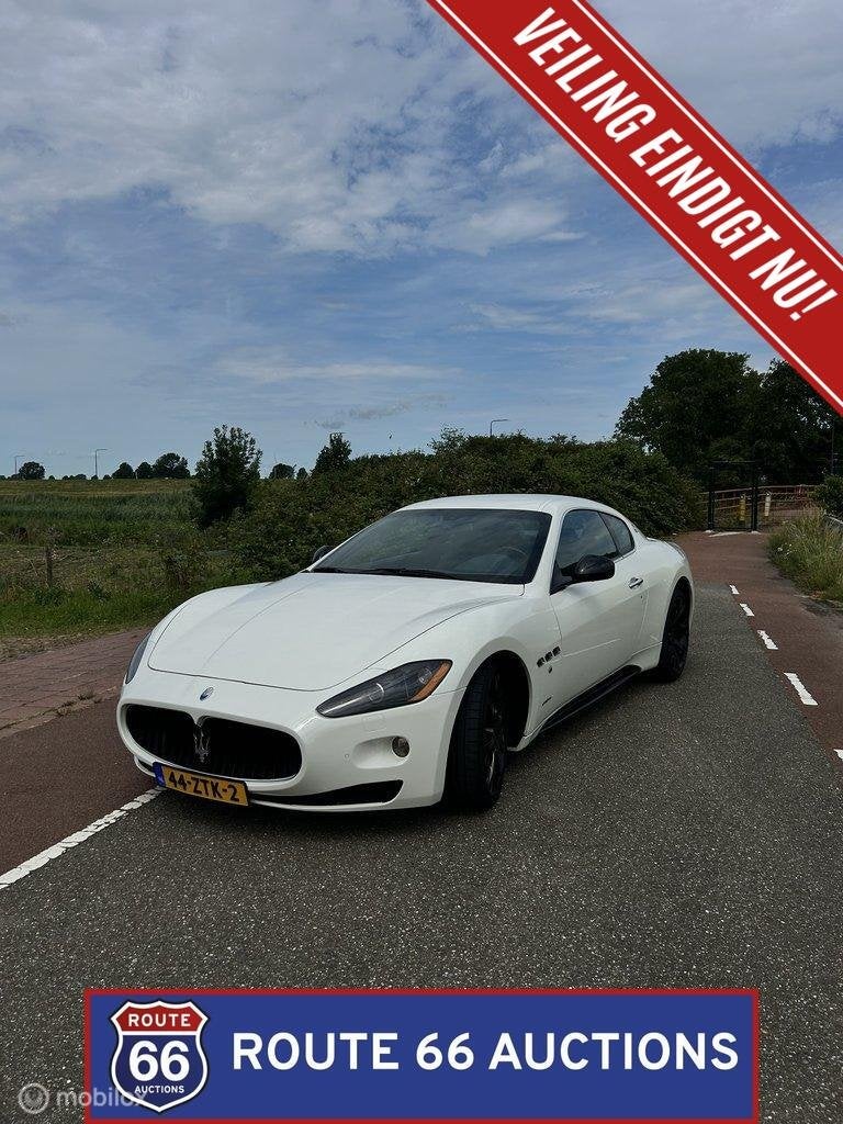Maserati GranTurismo S | 2009 | Route 66 Auctions, Auto's, Gebruikt, Overige carrosserieën, Zwart, Bedrijf