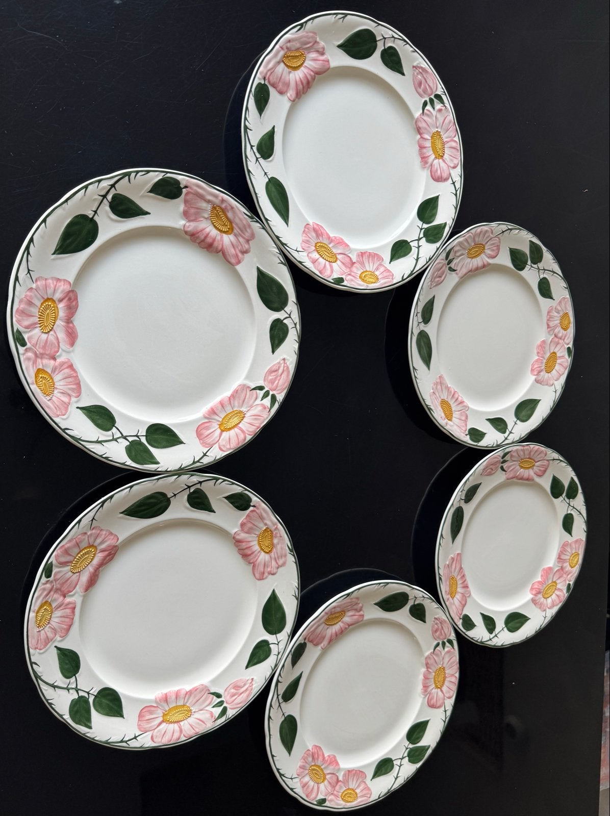 Villeroy & Boch Wild Rose Borden - 6 stuks, 31 cm, Huis en Inrichting, Keuken | Servies, Ophalen of Verzenden, Zo goed als nieuw